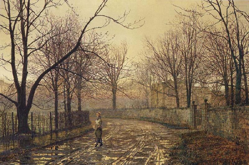 Atkinson Grimshaw Sixty Years Ago china oil painting image